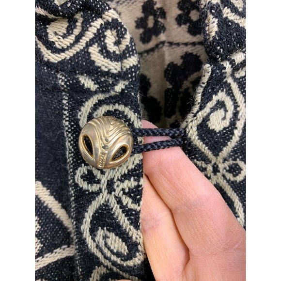 Mexicana Artilana Frida Poncho Jurongo Gaban Cape Cover NWOT 6485 OS - Picture 4 of 9